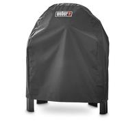 Weber Premium Housse de Protection pour Barbecue Pulse 1000 avec Support, Respirante, résistante aux UV et à l’Eau, Protection Contre Le Vent et Les intempéries, Noir (7185)
