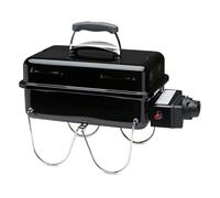 Weber Barbecue à gaz Go-Anywhere/Barbecue Portable, Pieds repliables, allumage piezo, revêtement Durable, Barbecue de Camping léger et Compact pour l'extérieur, Surface de Cuisson 42 x 26 cm, Noir