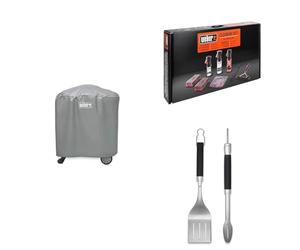 Weber Barbecue à Gaz Q1000 avec Pied - Barbecue Grill avec Couvercle et Structure en Aluminium Coulé - Barbecue à Gaz Premium Déplaçable - Titane (50060374)