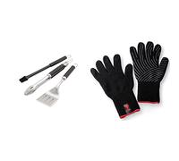 Weber Better Accessoires pour barbecues, Métal 6764 & 6670 Paire de Barbecue pour Gant de Protection L/XL