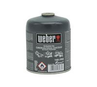 Weber Bouteille de Gaz - Cartouche de Gaz 445g - Mini Bouteille de Gaz pour Barbecue - Combustible Gaz Butane/Propane Jetable - Valve à Sens Unique en Aluminium (17846)