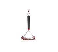Weber® Brosse de nettoyage à froid, 30,5 cm - Robuste | Weber® Brosse à poils en nylon pour nettoyer les grilles fraîches, design en forme de T à 3 faces, accessoire de barbecue