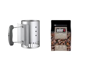 Weber Cheminée d’Allumage Compacte Rapidfire , Métal & Cubes Allume-Feux , Brun, Lot de 48