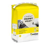 WEBER Ciment de prise rapide en milieux humides, 5kg, scellement urgent, réparations, rebouchage, PROMPT VICAT®
