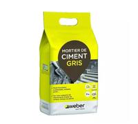 WEBER - Ciment Gris pour réparation et travaux rapides de maçonnerie, mortier, 5kg