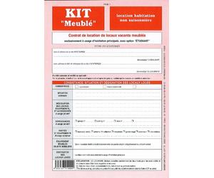 WEBER EDITION 22578 Kit Meublé Non Saisonnier 8f Contrat Inventaire Meubles Objets Mobiliers Caution Solidaire État Lieux Assorties
