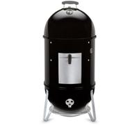 Weber Fumoir Smokey Mountain Cooker 47cm sur pieds Noir - Grilles acier chromé - Thermomètre intégré