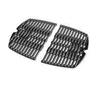 Lot de 2 grilles de cuisson en fonte émaillée pour barbecues Weber Q Séries 100 et 1000