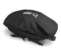 Weber Grill Housse de barbecue Série Q 100/1000 – Tissu respirant et déperlant, protection UV, noir
