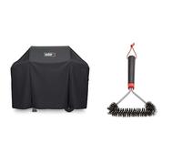 Weber Housse pour Barbecue - Housse de Protection pour Barbecues Spirit/Spirit II 300 et 200 & 12" Three-Sided Grill Brush