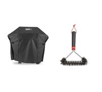 Weber Housse Premium pour Spirit II 200 et Spirit E-210, Noir & 12" Three-Sided Grill Brush