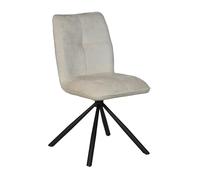 WEBER INDUSTRIES Chaise pivotante de Salle à Manger Cortina/Beige | Pivotante