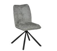 WEBER INDUSTRIES Chaise pivotante de Salle à Manger Cortina/Gris Clair | Pivotante