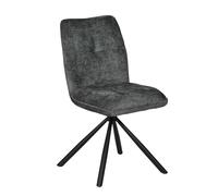 WEBER INDUSTRIES Chaise pivotante de Salle à Manger Cortina/Gris foncé | Chaise pivotante à 360°