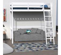 WEBER INDUSTRIES Lit Mezzanine Studio 90x200 + 1 sommier/Blanc