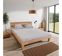 WEBER INDUSTRIES Lit Riva 180x200 cm/Hêtre Massif huilé