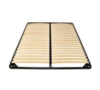 WEBER INDUSTRIES Sommier Métal RENO22 140x190 + 1 Pied Amovible/Noir
