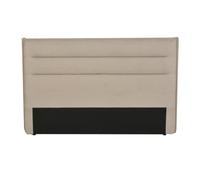 WEBER INDUSTRIES Tête de lit en Tissu Daphne, Compatible avec Lits 140 et 160cm, Beige
