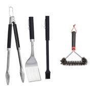 Weber Kit d'ustensiles, 3 Pieces - Better & 12" Three-Sided Grill Brush