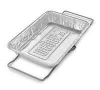 Weber Grill Barquette aluminium pour SmokeFire – Bac à eau (Wet‑Smoke) Argent