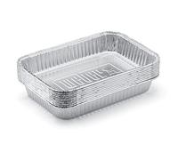 Weber Lechesfrites, 6 pièces, Parfaitement adaptés pour Les séries Q, Pulse, Lumin, Traveler, Genesis, Genesis II/LX 200 & 300. Bacs à Graisse - Argent (6415)