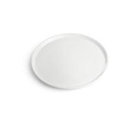 Weber Lot de 2 Assiettes Plates en Porcelaine pour Barbecue - Vaisselle et Accessoires - 27.5cm, Blanc (17880)
