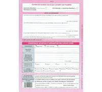WEBER Lot de 2 Contrat de bail d'habitation "Bail d'habitation"