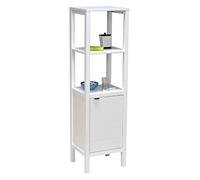 Weber Meuble de Rangement Tribu 1 Porte - 3 tablettes/Blanc
