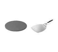 Weber Pierre à Pizza Artisanale - Pierre de Cuisson Vitrifiée pour Barbecue & Accessoire Barbecue 6691 Pelle à Pizza