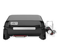 WEBER 1500207 Premium Plaque de cuisson au gaz 43cm, jusqu'à 260 °C, noir