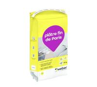 WEBER Plâtre fin de Paris, 4kg, pour travaux en intérieur