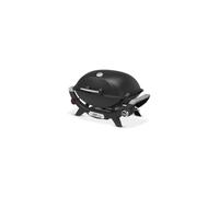 Weber Q2100N Barbecue à gaz, Surface de Cuisson 53 x 39 cm, 1 brûleur, Grille en Fonte émaillée (2 Parties), Couvercle et cuve en Fonte d'aluminium - Noir (1501069)