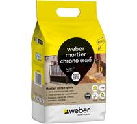 Weber Saint Gobain - Mortier De Maçonnerie Ultra-rapide, 5kg, Weber Mortier Chrono