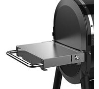 Weber SmokeFire Table latérale/Compatible avec EX4 / EPX4 / EX6 / EPX6, Rabattable, Surface supplémentaire pour Les Aliments, Montage Facile - Argent (7001)