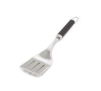 Weber Spatule à barbecue Précision – 46 cm, acier inoxydable, poignée antidérapante, Noir/Argent