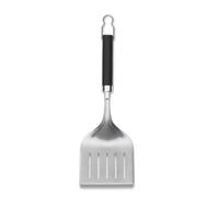 Weber Spatule Premium - Large (45cm), Acier Inoxydable, avec Bord incliné sur Trois côtés pour Retourner Facilement et précisément, poignée Confortable, Passe au Lave-Vaisselle - Noir/Argent (6762)