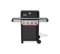 Barbecue gaz WEBER Spirit E-425 mix black grill et plancha sur chariot, 61x45 cm