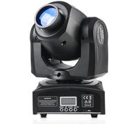 WECAN Projecteur de Lumière LED Mobile, 30W, DMX 512, 8 Gobo, 8 Couleurs, 9/11 Canaux, pour Soirée, Bar, Mariage 1 pièces