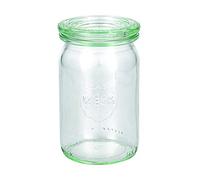 Weck 49870 Lot de 12 bocaux en forme de tige 145 ml, 12 anneaux de confiture 89 x 52 mm, 24 agrafes, 2 couvercles 40 mm