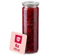 Weck Bocal de Bord Arrondi Cylindre, 600 ML, Taille Unique
