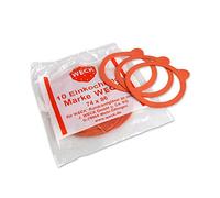 Weck Bocal Rings - Lot de 10 Joints d'étanchéité pour Bocal - Joints Ø 80 - Anneaux de Remplacement Diamètre 80 mm