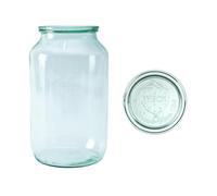 WECK - Boîtes de Conservation en Verre - Cylindrique - 3000 ml - Lot de 4