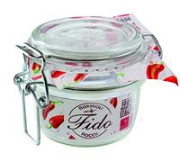 Weck Bormioli Rocco 58297 Fido Lot de 6 bocaux avec joints en caoutchouc, bocaux à dessert, pots à confiture 125 ml