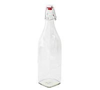Weck Bormioli Rocco Swing Bott 58306 Lot de 6 bouteilles en verre avec joints en caoutchouc 1000 ml