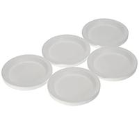 Weck Couvercle pour boîte en plastique - Ø 80 mm - Blanc - Lot de 5