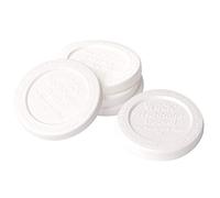Weck Couvercle pour boîte en plastique - Diamètre 60 mm - BLANC - Lot de 5