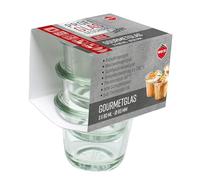 Weck Gastropack 76123 Lot de 3 verres gourmet 80 ml (créations parfaites, passent au four, passent au lave-vaisselle, stabilité, verres délicats, sans couvercle)
