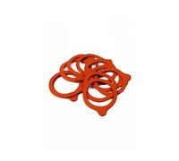 Weck Lot de 10 anneaux en caoutchouc pour bord rond 60 mm