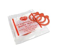 Weck Lot de 10 joints en caoutchouc pour modèles 080, 760, 761, 762, 763, 764, 766, 902 - 60 mm