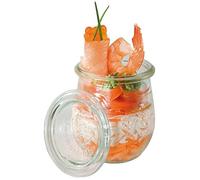Weck Lot de 12bocaux avec joints, pinces et couvercles 80 ml